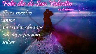 Feliz día de San Valentín Día de los enamorados 14 de febrero