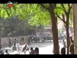 اشتباكات بين الأمن والمتظاهرين فى محيط مسجد عمر مكرم