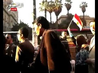 علي طريقة عادل إمام . المحامون يهتفون ضد "فنكوش " مرسي