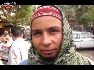 سلفي يرفض الدستور بحجة عدم تطبيقه للشريعة