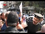 مشادات كلامية بين اخوانى والمتظاهرين أمام الشورى