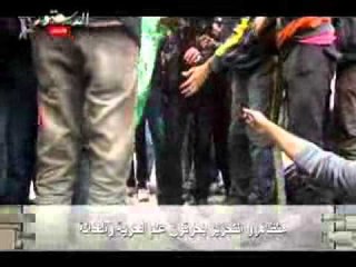 متظاهرو التحرير يحرقون علم الحرية والعدالة