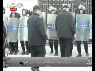 تعزيزات أمنية لمنع إقتحام مديرية أمن الفيوم