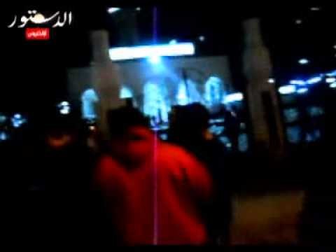 وقفة احتجاجية لحركة 6 أبريل أمام مسجد رابعة العدوية