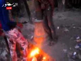 أطفال يقذفون الأمن بـ"كرات نارية" بالقصر العيني