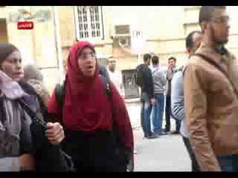 وقفة احتجاجية لخريجى طب