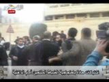 اشتباكات حادة باحتجاجية الضباط الملتحين أمام الداخلية