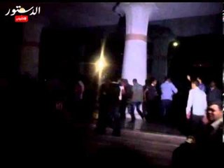 انقطاع التيار الكهربائى عن مبنى الديوان العام لتفرقه المتظاهرين