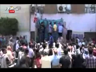 انضمام موظفي ديوان المنوفية للمتظاهرين