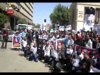 وقفة صامتة أمام الشورى للمصورين ضد العنف معهم