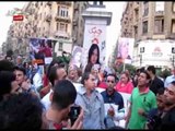 متظاهرو طلعت حرب يطالبون بإسقاط النظام