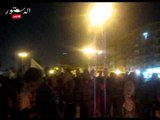 شموع وشماريخ أولتراس ثورجى لأم الشهيد بالتحرير