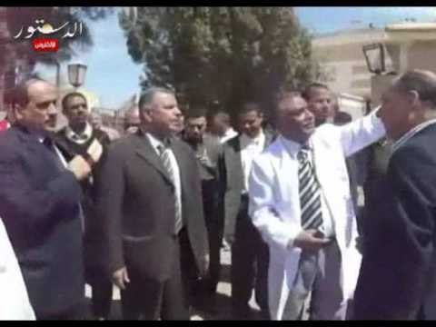 محافظ المنيا يفتتح منفذ بيع التقاوي