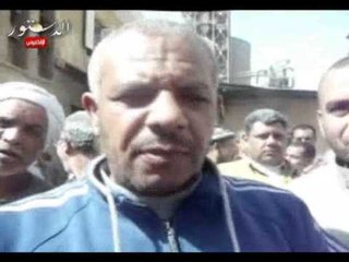 وقفة بمطاحن الفيوم لاقاله رئيس القطاع اعتراضا على الفساد الإداري