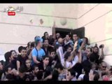 اشتباكات بين المتظاهرين وموظفى ادارة جامعة المنصورة بعد منعهم من الخروج