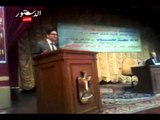 ندوة مستقبل مصر فى ظل الأحداث الجارية بحضور محسوب