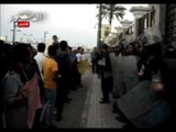 قوى ثورية تتظاهر أمام مديرية أمن أسيوط بسبب إعتقال نشطاء