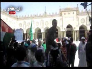 الاخوان يرجعون لهتافهم القديم  "علي الاقصي رايحين شهداء بالملايين"