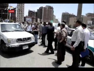 محافظ الفيوم ومدير الأمن يقودان حملة لإزالة الإشغالات