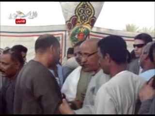 جلسه صلح تنهي خصومة ثأرية بين عائلتين بالفيوم