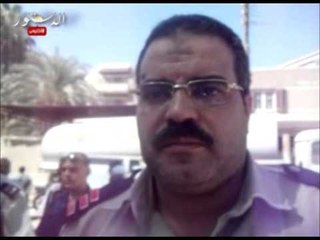 تجمهر الشرطة والأهالي بسبب مصرع شرطيين بالفيوم