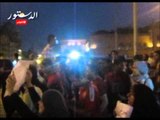 مسيرة للإفراج عن المعتقلين تصل الى دار القضاء