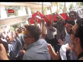 معارضين من أمام وزارة الثقافه ايناس بره وعلاء جوه