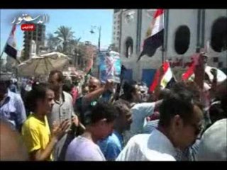 تظاهرات بالسويس تطالب برحيل الرئيس مرسى