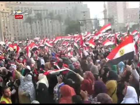 اشتعال ميدان التحرير بعد اعلان حرق مقر الحرية والعدالة بالاسكندرية‎