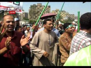 فاصل كوميدي لمتظاهري رابعة العدوية للإحتفال بمليونيتهم