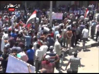 مسيرة لأنصار مرسي بدمياط لتأييد الشرعية
