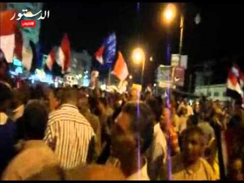 تظاهر الآلاف بالسويس للحفاظ على مكتسبات 30 يونيو