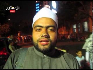 إمام عمر مكرم فى صلاة العشاء الحمد لله الذى نجانا من القوم الظالمين