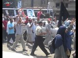 استفزاز مؤيدو مرسى لقوات الأمن أمام قسم روض الفرج فى مسيرة شبرا