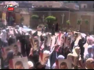 مسيرة مؤيدة للرئيس المعزول بكفر الشيخ