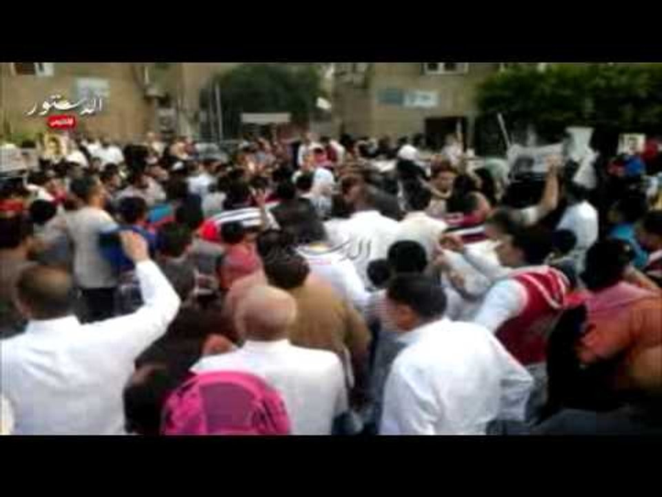 أهالى كفر الشيخ يهتفون لمرسى فى العيد