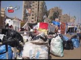 شاهد..خراب مدينة نصر بعد اشتباكات الإخوان مع الشرطة أمس