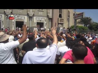 مسيرة للإخوان من مسجد النور..والأهالى يهتفون للسيسى