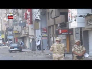 قوات الشرطة والجيش تغلق شوارع المهندسين امام مسيرات الاخوان