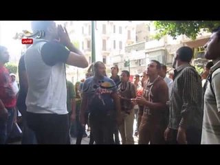 طلاب الدبلومات الفنية يجددون تظاهرهم أمام التعليم العالي