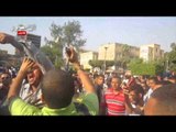 طلاب الاخوان يسيلون دماء أمن جامعة القاهرة