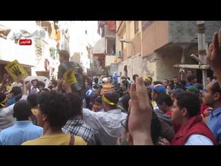 مسيرات المحظورة تتوجة لمنزل شهيد رابعة بالعمرانية لقراءة الفاتحة على روحة