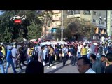 انصار المحظورة يعتدون على تليفزيون المحور بشارع الهرم