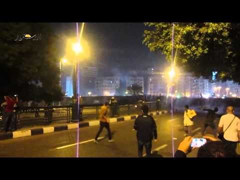 إشتباكات بين الأمن والمتظاهرين بالتحرير