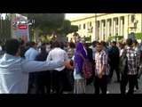 طلاب المحظورة يعتدون على امن جامعة القاهرة لمنعهم من الدخول