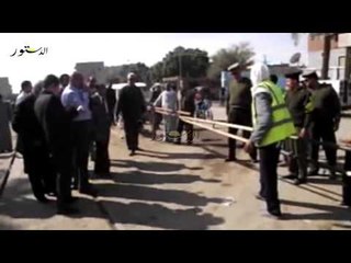 محافظ الفيوم يتفقد السكك الحديدية بالفيوم