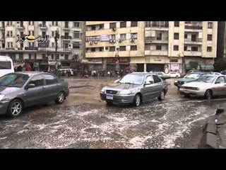 القاهرة تغرق في شبر مايه والمواطنين سقعانين