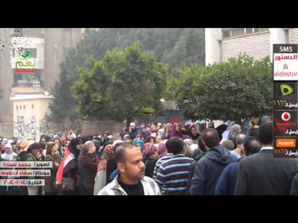 إقبال كثيف على لجان الاستفتاء بالرماية