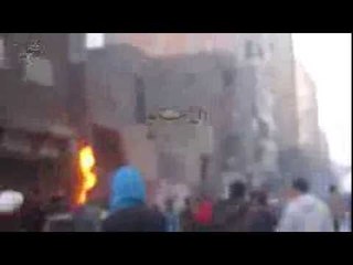 إخوان عين شمس يحرقون معهد مندوبي الشرطة بالمولوتوف