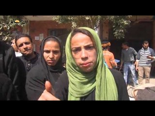 شاهد صراخ وبكاء النساء بعد هدم عشش عزبة النخل